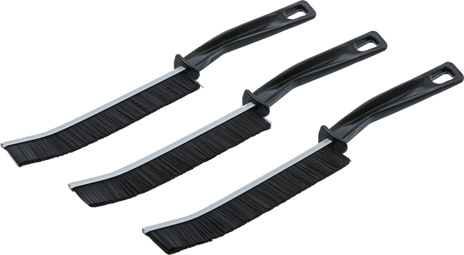 BGS DIY 50915 Satz Ecken Reinigungsbürsten Hartborsten Länge 260mm 3 teilig