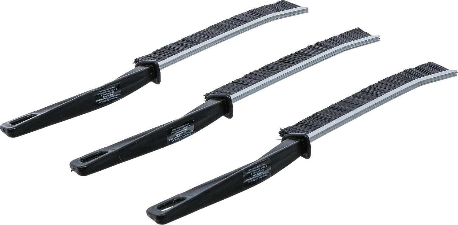 BGS DIY 50915 Satz Ecken Reinigungsbürsten Hartborsten Länge 260mm 3 teilig