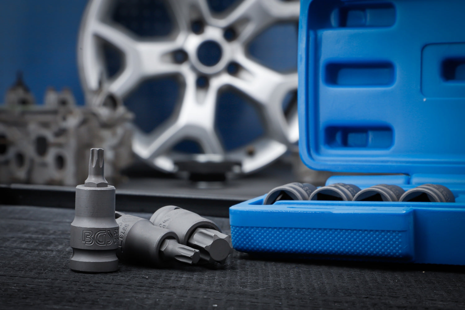 BGS 5097 Satz Torx Einsätze für Schlagschrauber Antrieb 12,5mm (1/2") 10 teilig