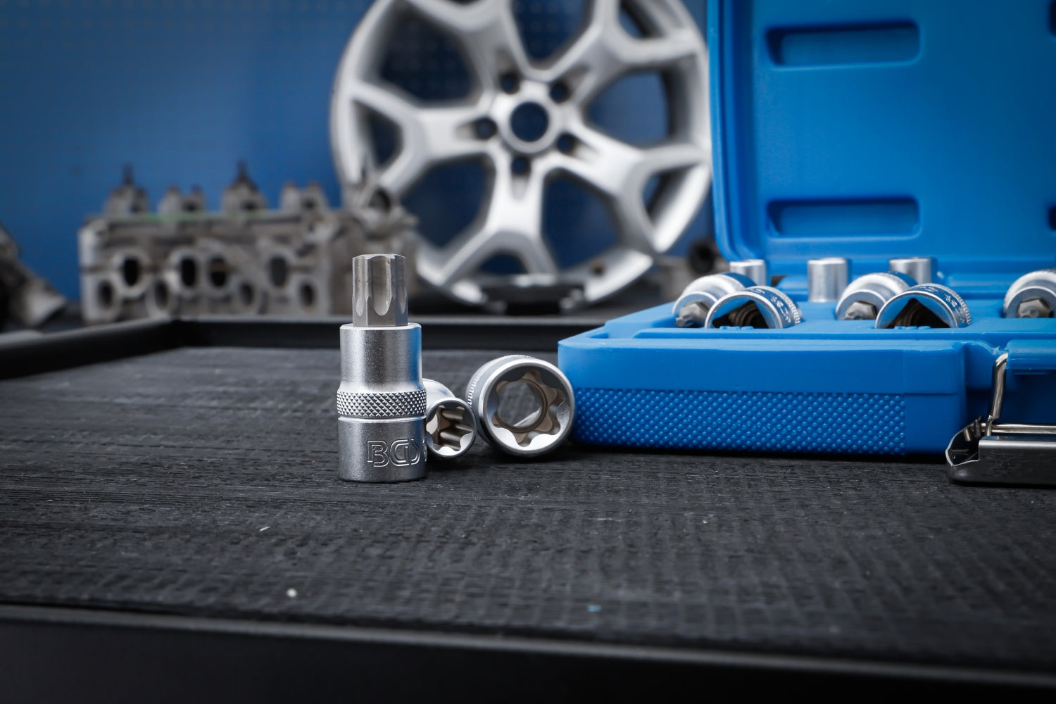 BGS 5100 Satz TORX Nüsse / Steckschlüssel innen und außen E-Profil 19teilig