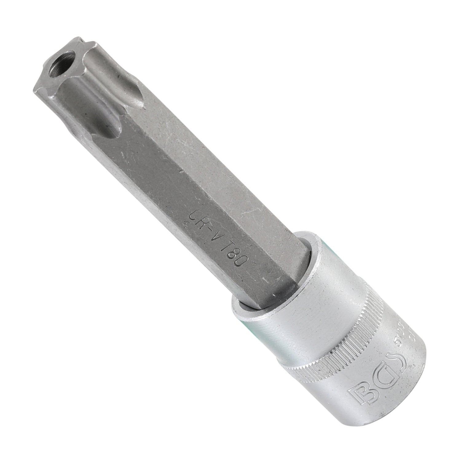 BGS 5103-TB80 Bit T-Profil T80 mit Bohrung Länge 110mm Antrieb 12,5 mm (1/2")