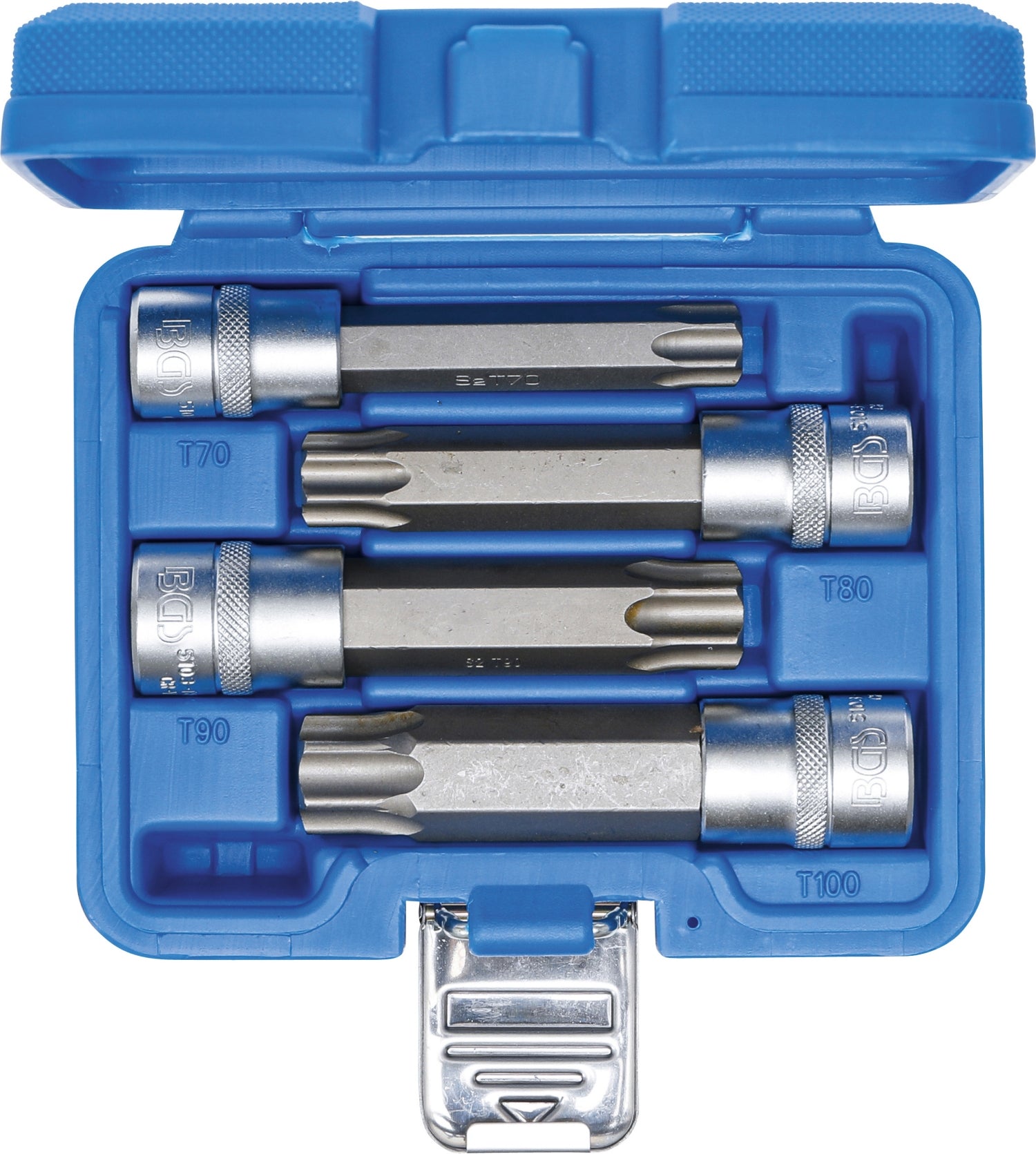 BGS 5103 TORX Bits T70 T80 T90 T100 mit Bohrung Antrieb 12,5mm (1/2")