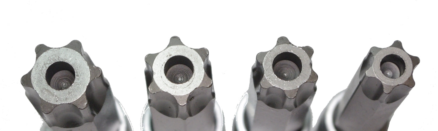 BGS 5103 TORX Bits T70 T80 T90 T100 mit Bohrung Antrieb 12,5mm (1/2")