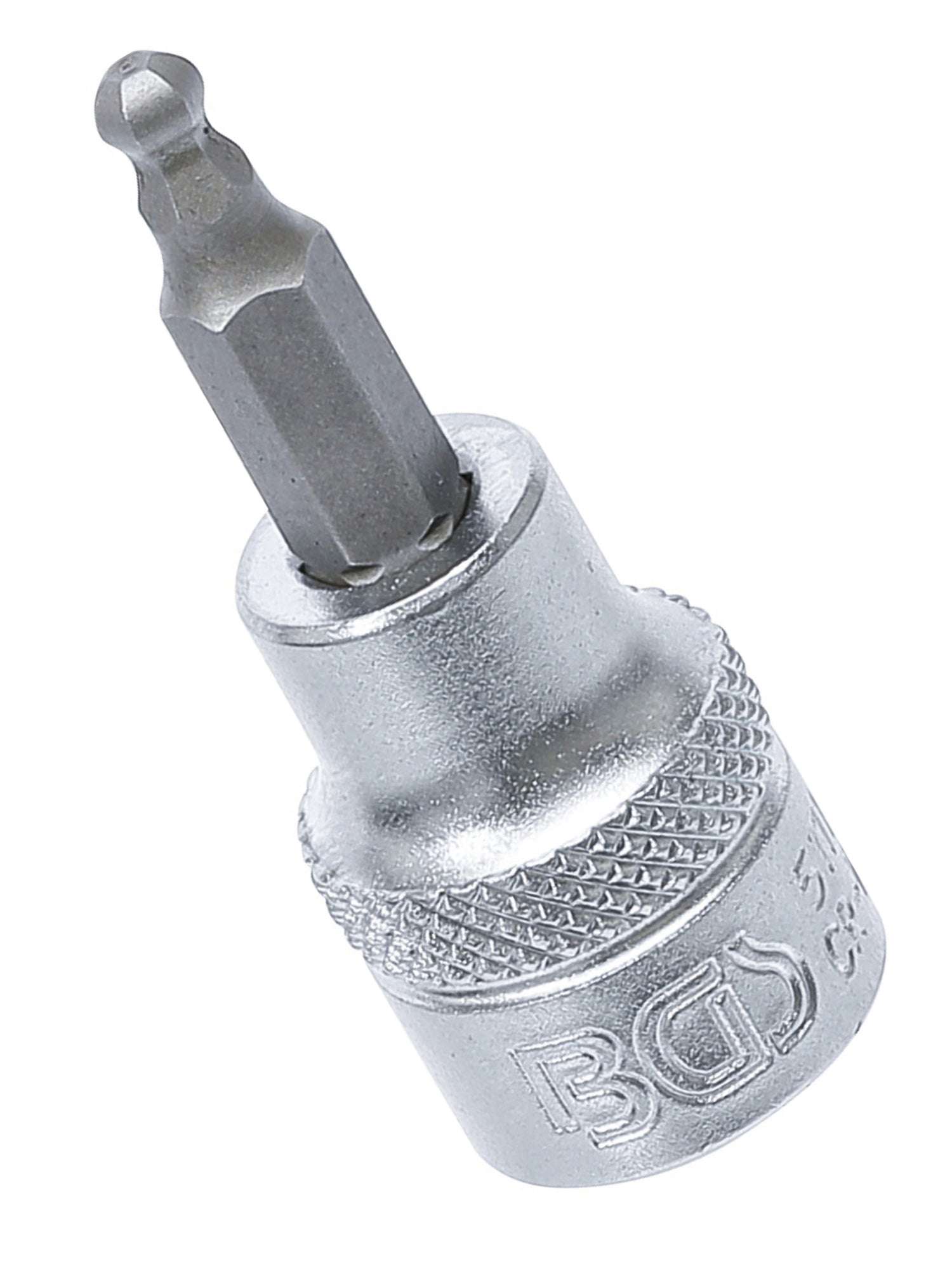 BGS 5111 Biteinsatz Innensechskant 4mm HX4 mit Kugelkopf Länge 48mm Antrieb 10mm (3/8")