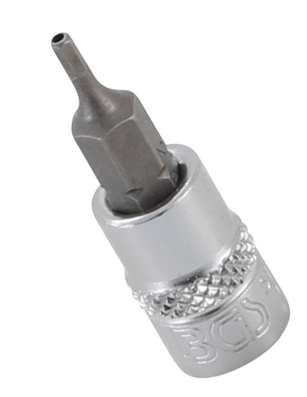 BGS 5156-2 Biteinsatz Innensechskant mit Bohrung 2mm HX2 Länge 38mm Antrieb 6,3mm (1/4")