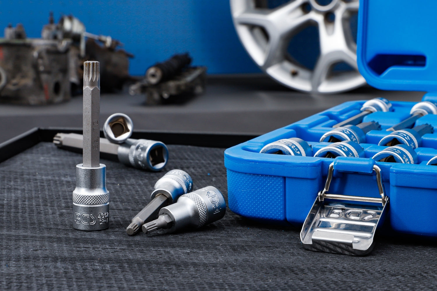 BGS 5180 Satz Vielzahn XZN Bit 55 100 140 200 mm Länge 12,5mm (1/2") 26 teilig