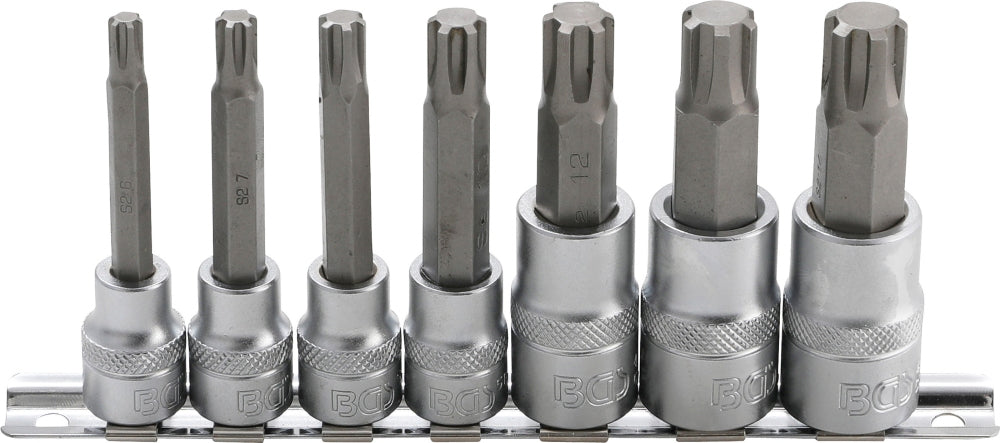 BGS 5185 Satz Biteinsätze Bits Keilprofil (für RIBE) M6 - M14 Antrieb 10mm (3/8") & 12,5mm (1/2")