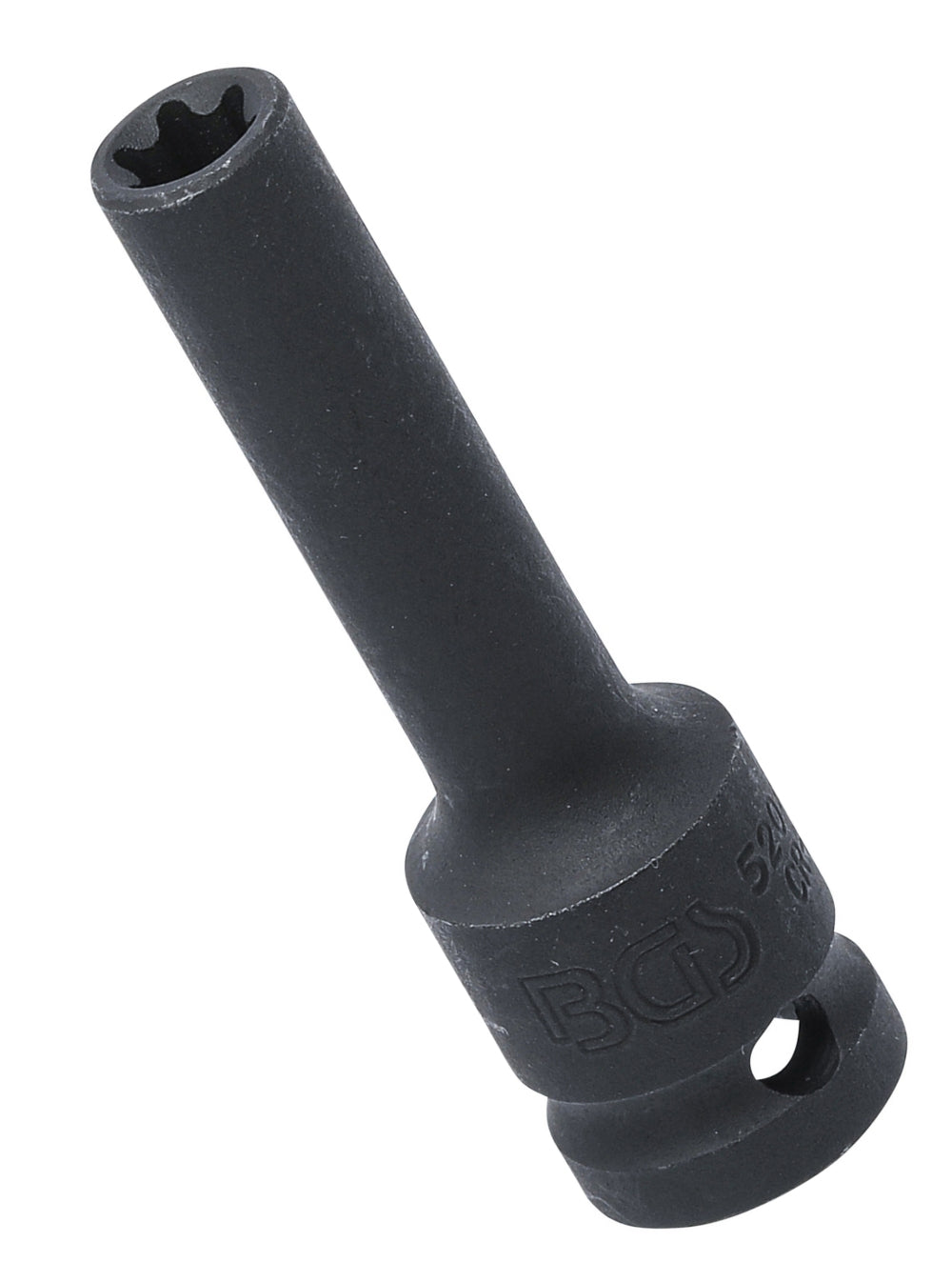 BGS 5204-10 Impact Nuss / Krafteinsatz E-Profil tief SW E10 Antrieb 12,5mm (1/2") für Schlagschrauber geeignet