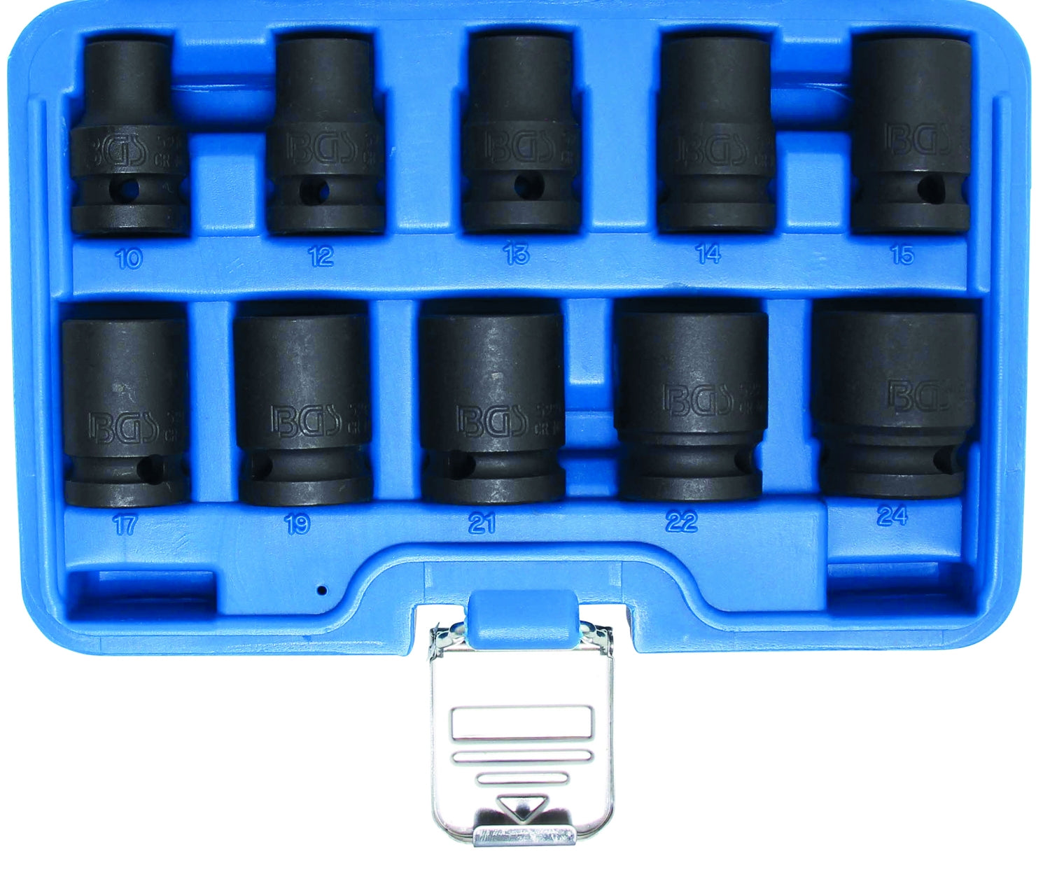 BGS 5205 Satz IMPACT Kraft Nüsse 10-24mm Antrieb 12,5mm (1/2") für Schlagschrauber