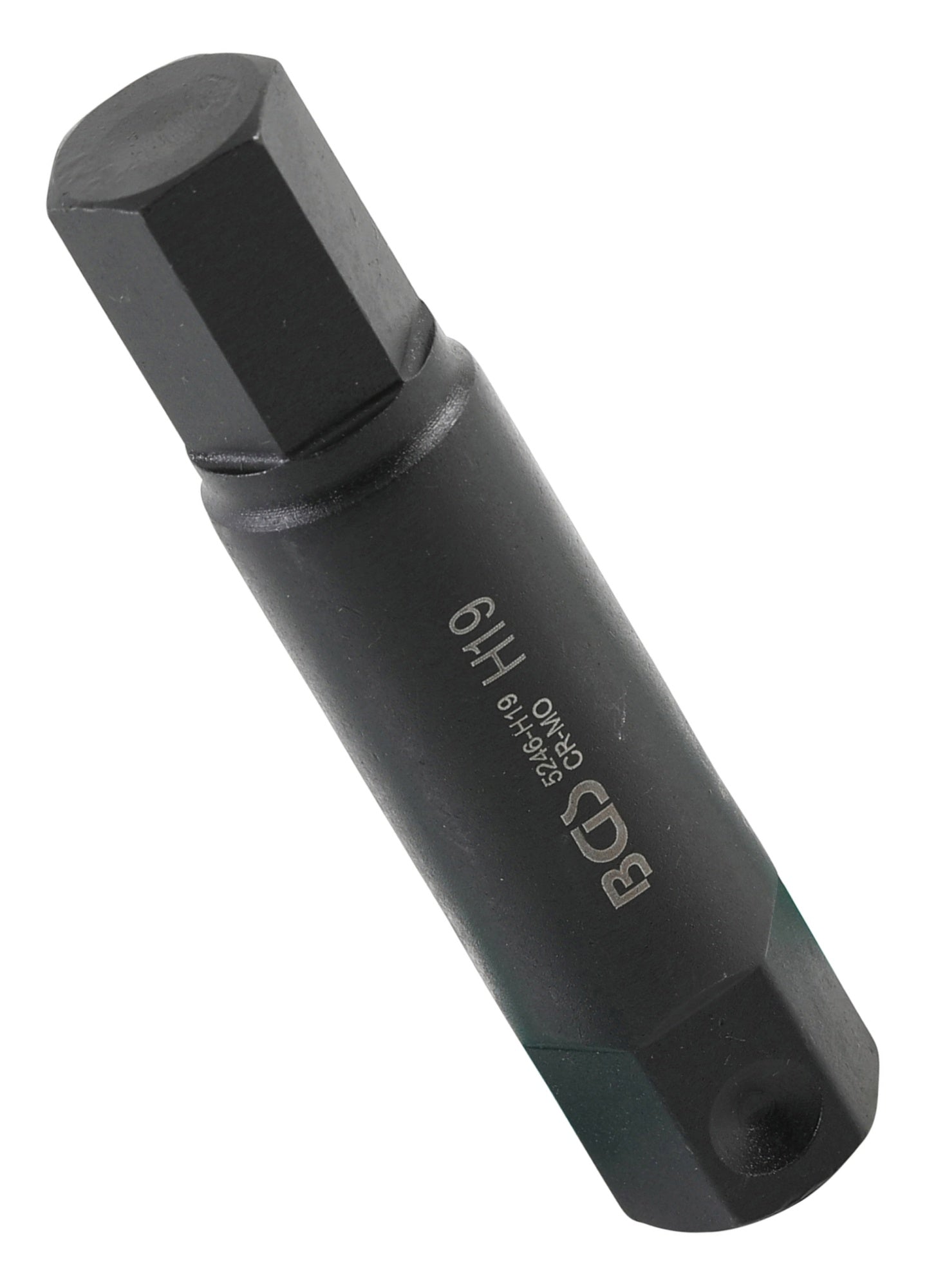 BGS 5246-H19 Bit Nuss Stecknuss Innensechskant 19mm HX19 Länge 100mm Antrieb Außensechskant 22mm