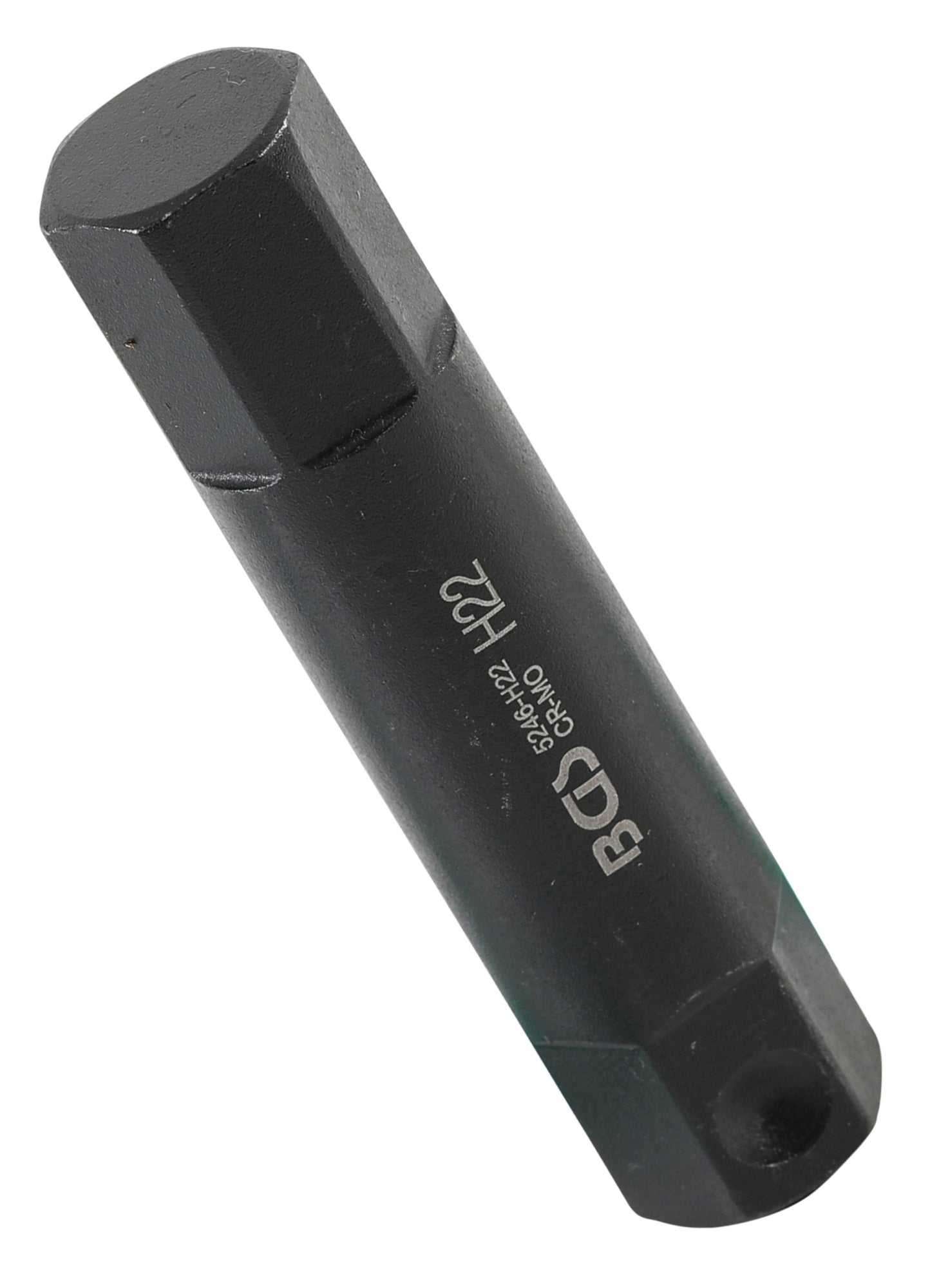 BGS 5246-H22 Bit Nuss Stecknuss Innensechskant 22mm HX22 Länge 100mm Antrieb Außensechskant 22mm
