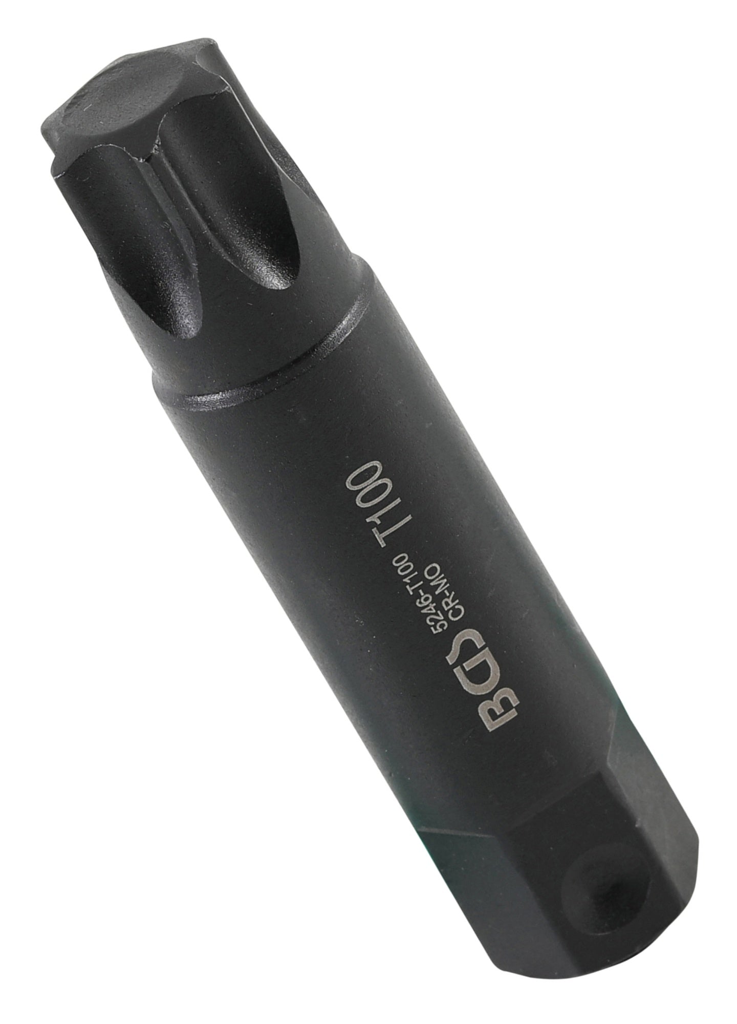 BGS 5246-T100 Bit Nuss Stecknuss T-Profil (für Torx) T100 Länge 100mm Antrieb Außensechskant 22mm