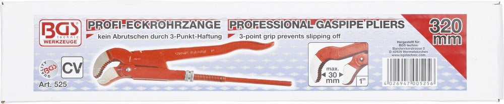 BGS 525 Eckrohrzange 1" 3-Punkt-Haftung