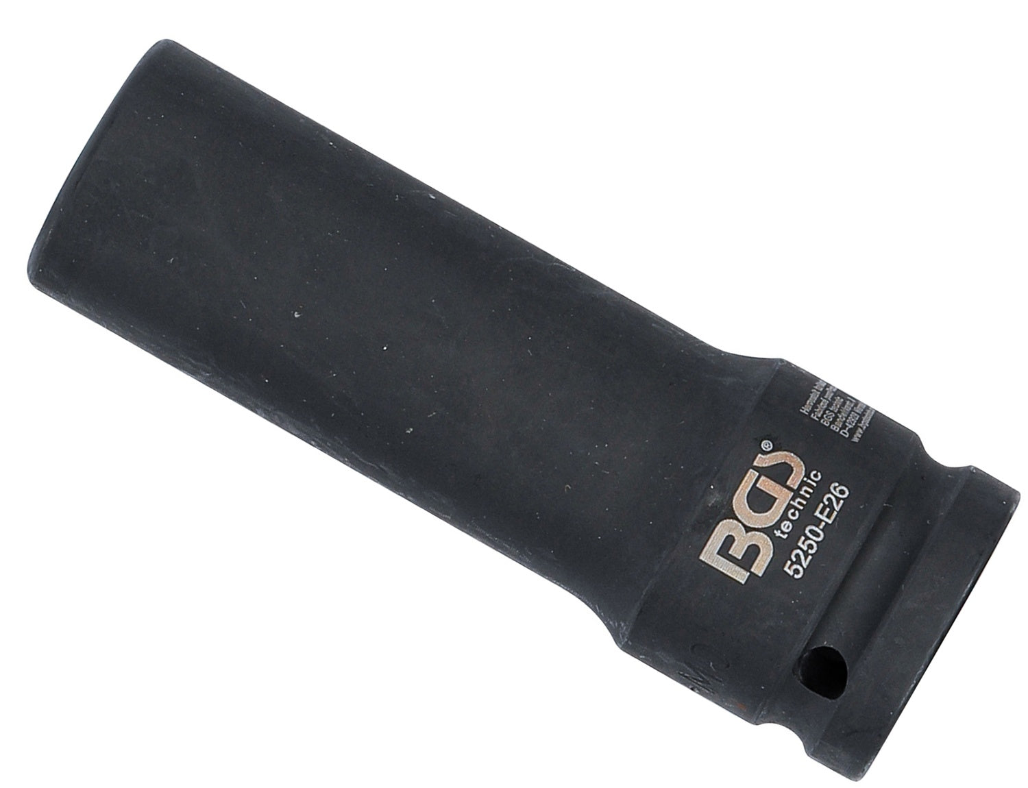 BGS 5250-E26 Impact Nuss E26mm E-Profil lang/tief Antrieb 20mm (3/4") für Schlagschrauber
