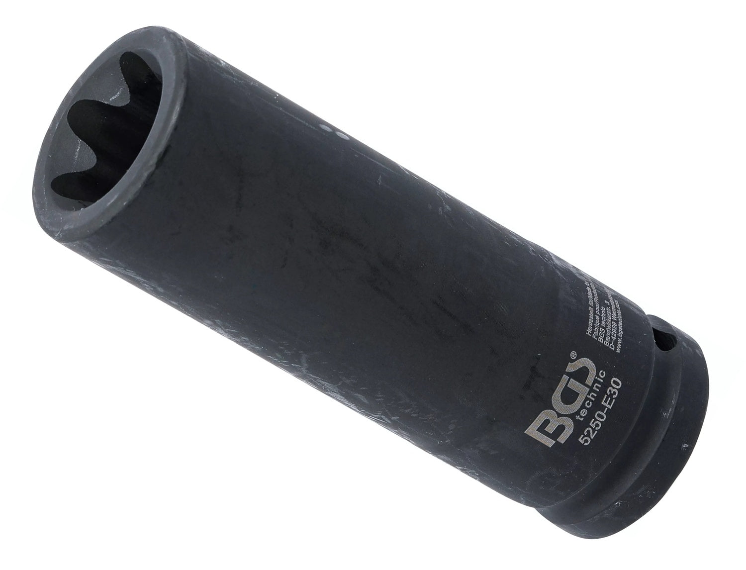 BGS 5250-E30 Impact Nuss E30mm E-Profil lang/tief Antrieb 20mm (3/4") für Schlagschrauber