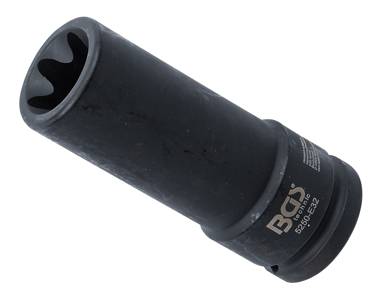 BGS 5250-E32 Impact Nuss E32mm E-Profil lang/tief Antrieb 20mm (3/4") für Schlagschrauber