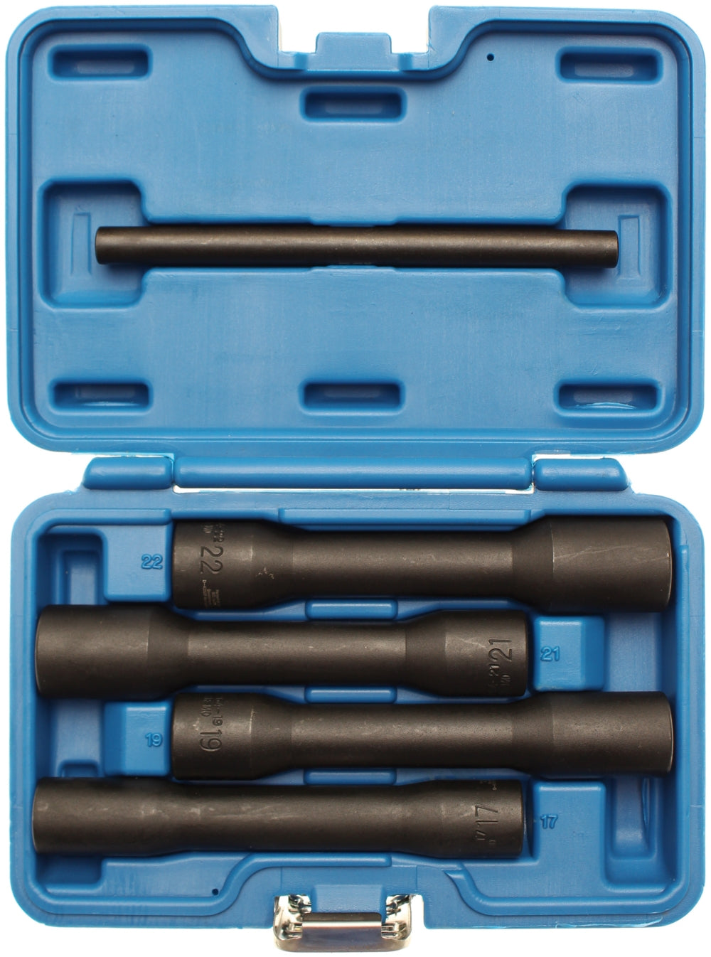 BGS 5262 Satz Steckschlüssel Spiralprofil tief Schraubenausdreher Antrieb 12,5mm (1/2") SW 17-22mm