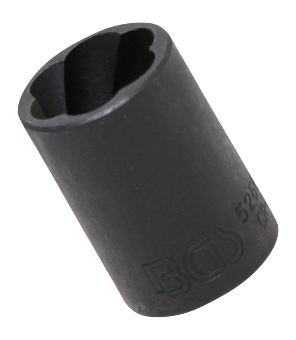 BGS 5266-17 Steckschlüsseleinsatz Spiralprofil Schraubenausdreher SW 17mm Antrieb 12,5mm (1/2")