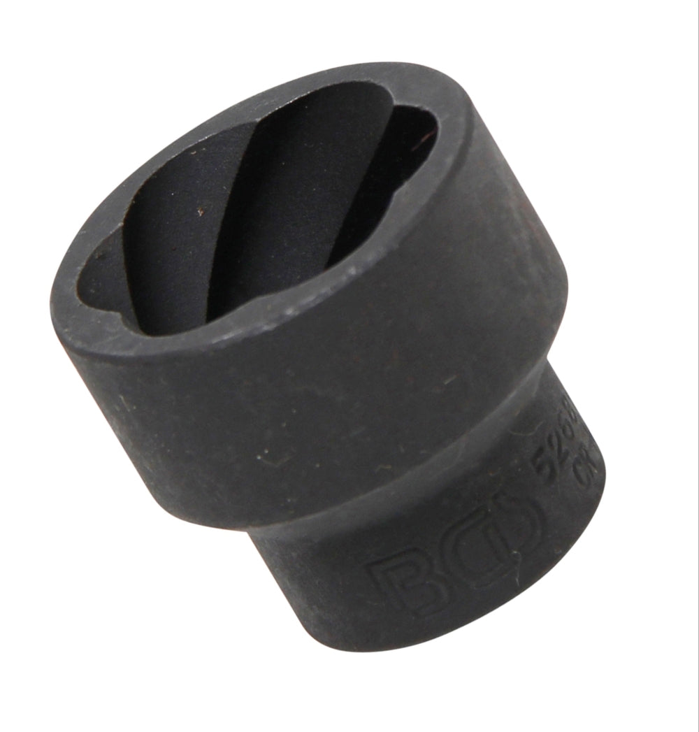 BGS 5268-27 Steckschlüsseleinsatz Spiralprofil Schraubenausdreher SW 27mm Antrieb 12,5mm (1/2")