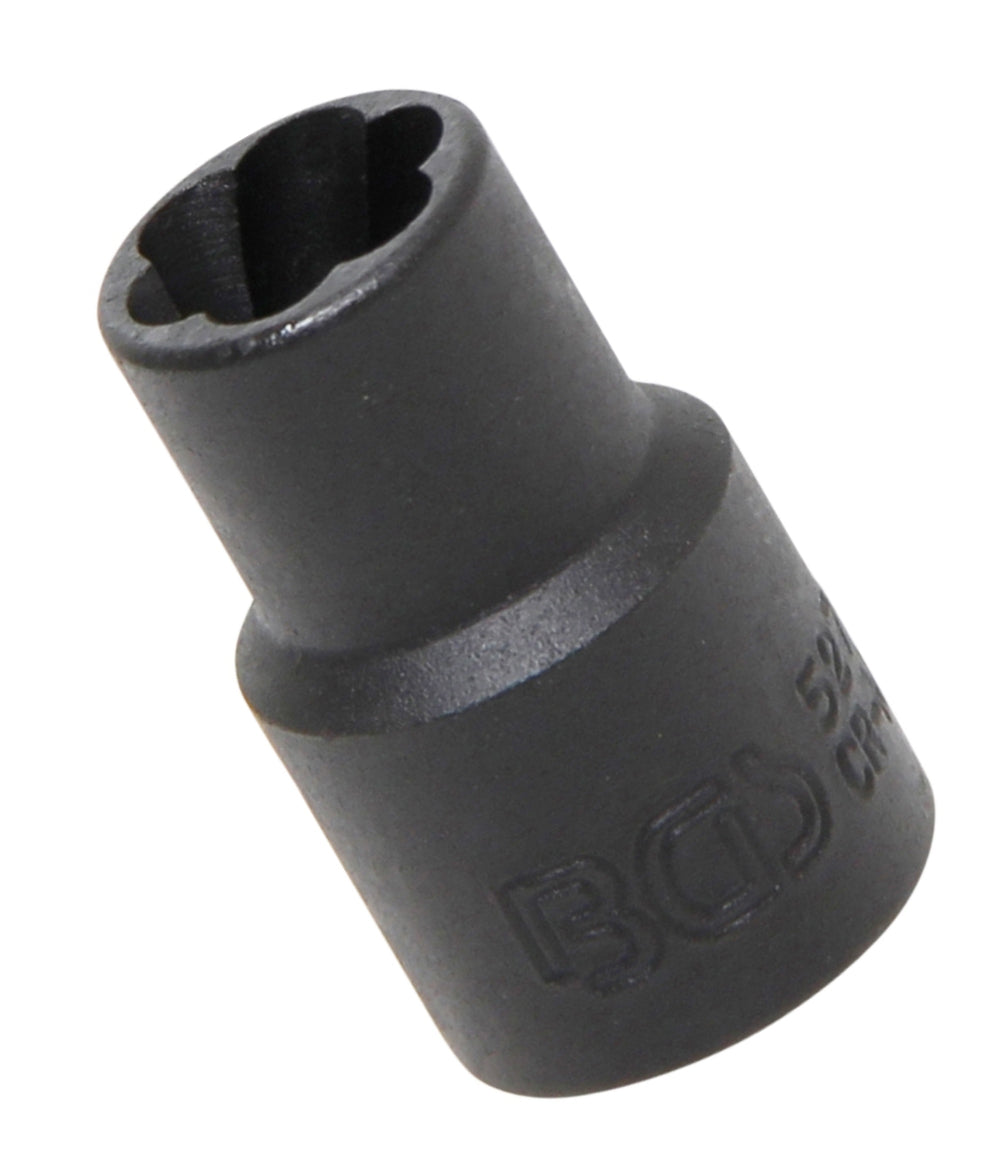 BGS 5270 Steckschlüsseleinsatz Spiralprofil Schraubenausdreher SW 10mm Antrieb 10mm (3/8")