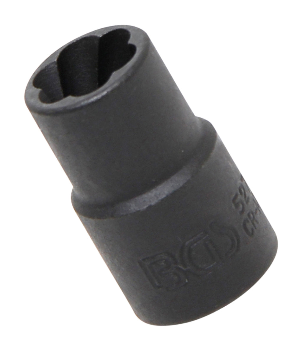 BGS 5271 Steckschlüsseleinsatz Spiralprofil Schraubenausdreher SW 11mm Antrieb 10mm (3/8")