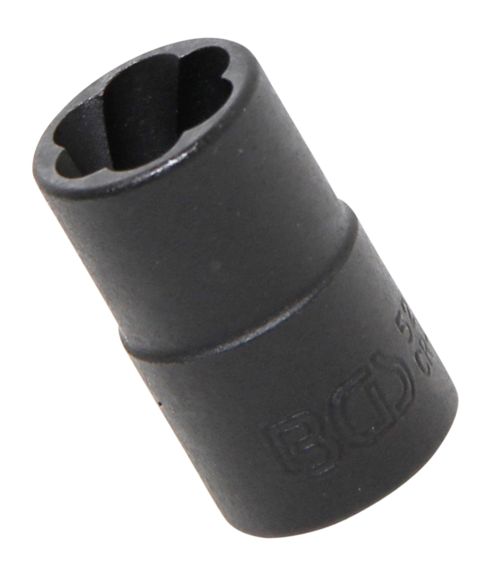 BGS 5272 Steckschlüsseleinsatz Spiralprofil Schraubenausdreher SW 12mm Antrieb 10mm (3/8")