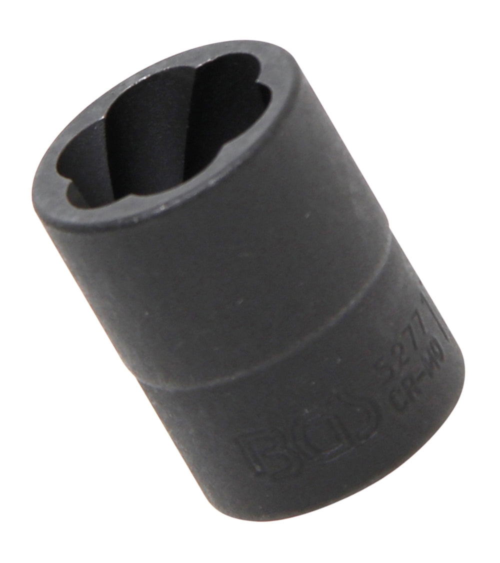 BGS 5277 Steckschlüsseleinsatz Spiralprofil Schraubenausdreher SW 17mm Antrieb 10mm (3/8")