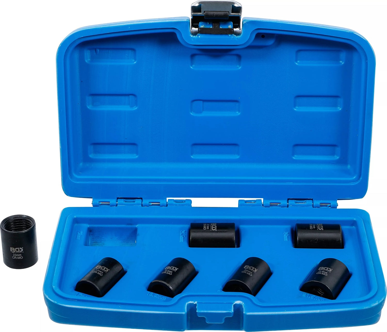 BGS 5291 Satz Steckschlüsseleinsatz Spiralprofil Schraubenausdreher SW 17-26mm Antrieb 12,5mm (1/2")