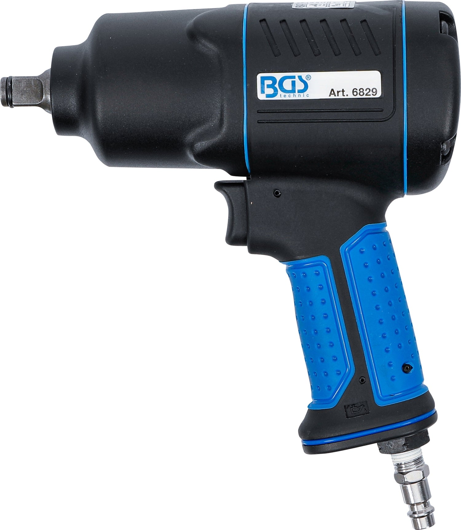 BGS 5295 Satz Kraft Steckschlüssel 12,5mm (1/2") & Druckluft Schlagschrauber 1200 Nm 16 teilig