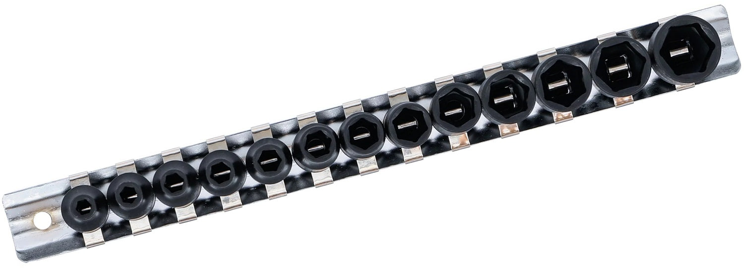 BGS 5296 Satz Kraft Steckschlüsseleinsätze Sechskant Antrieb 6,3mm (1/4") SW 4-14mm