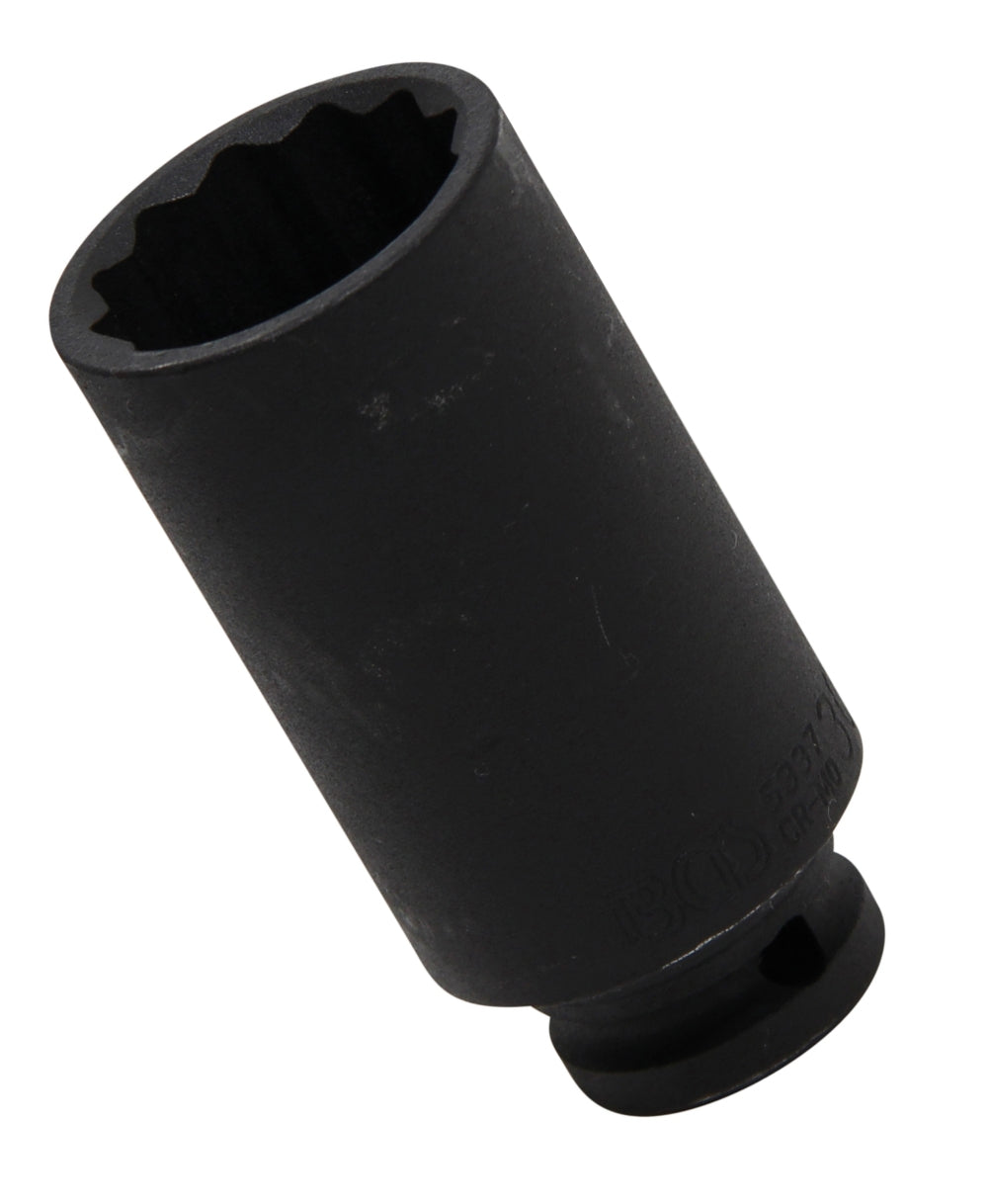 BGS 5337 Impact Nuss / Krafteinsatz Zwölfkant SW 30mm Antrieb 12,5mm (1/2") für Schlagschrauber geeignet