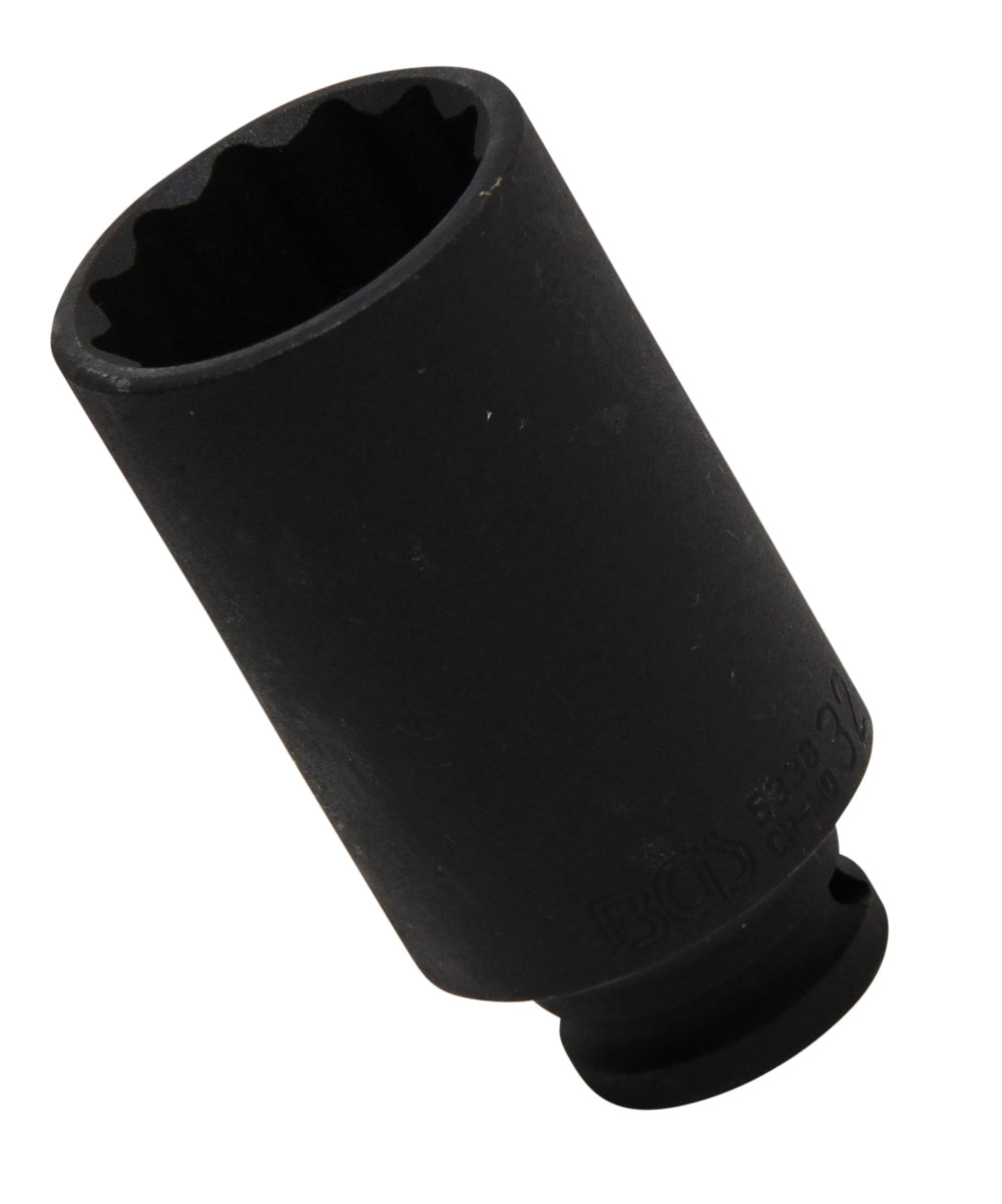 BGS 5338 Impact Nuss / Krafteinsatz Zwölfkant SW 32mm Antrieb 12,5mm (1/2") für Schlagschrauber geeignet