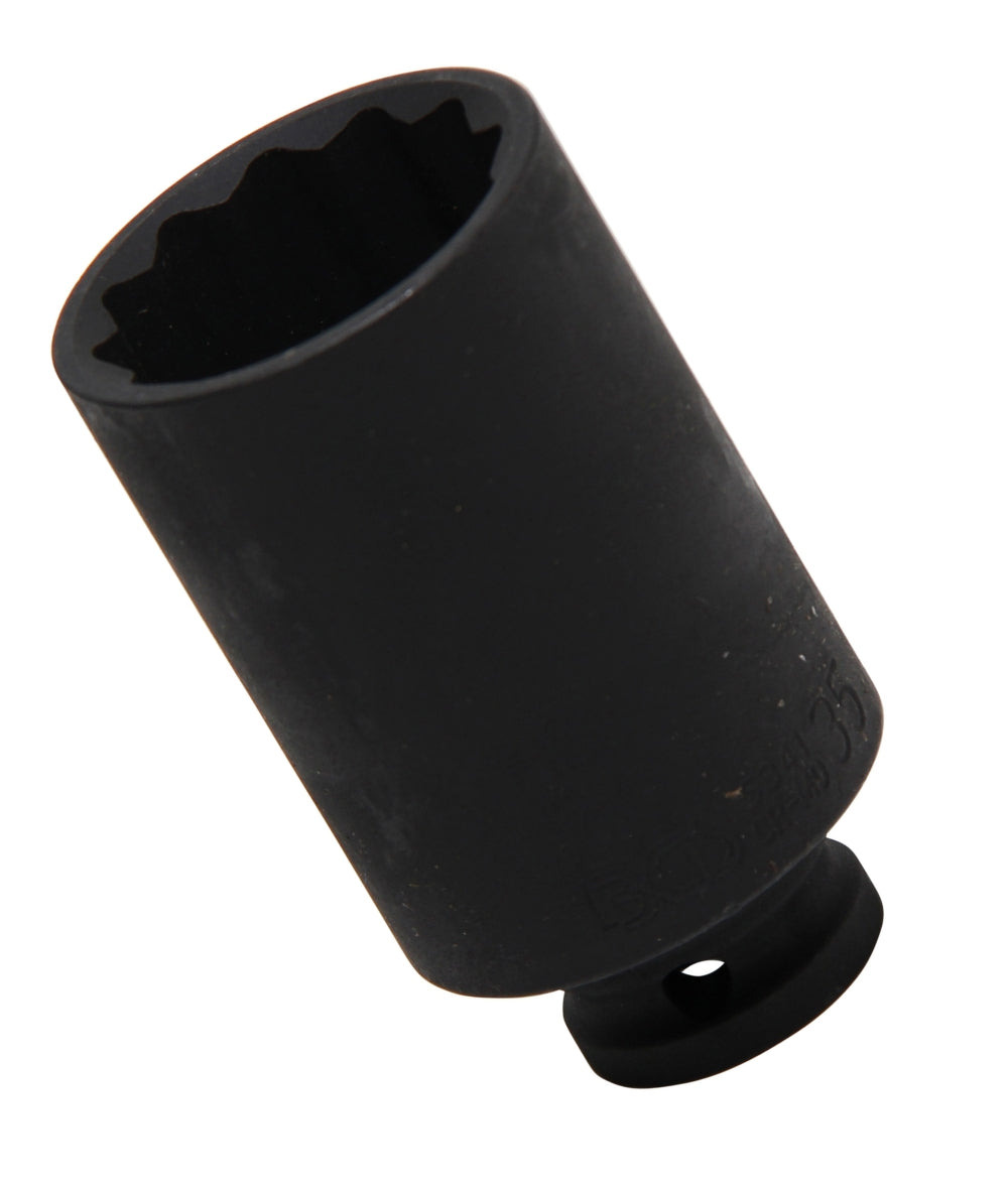 BGS 5341 Impact Nuss / Krafteinsatz Zwölfkant SW 35mm Antrieb 12,5mm (1/2") für Schlagschrauber geeignet