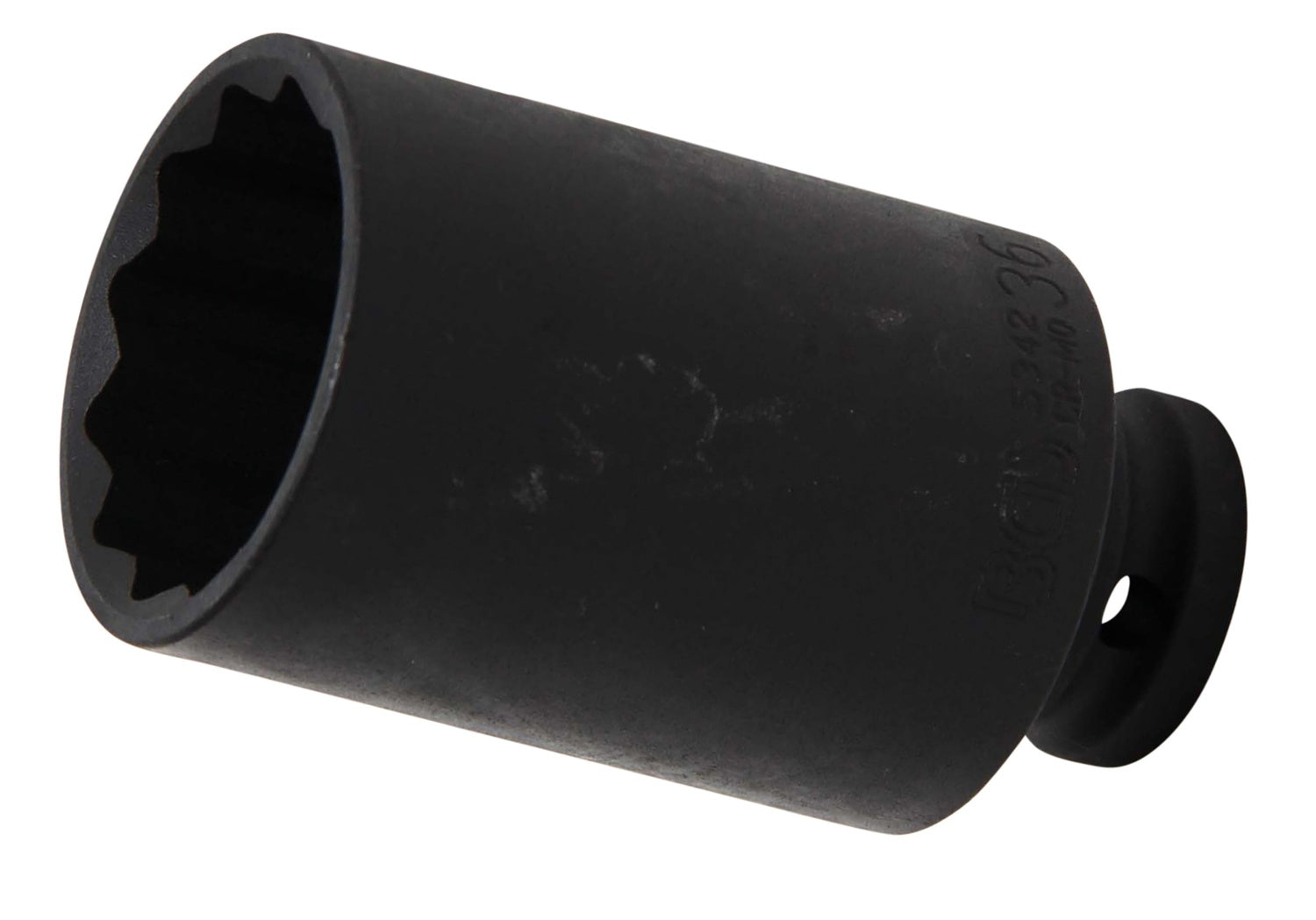 BGS 5342 Impact Nuss / Krafteinsatz Zwölfkant SW 36mm Antrieb 12,5mm (1/2") für Schlagschrauber geeignet