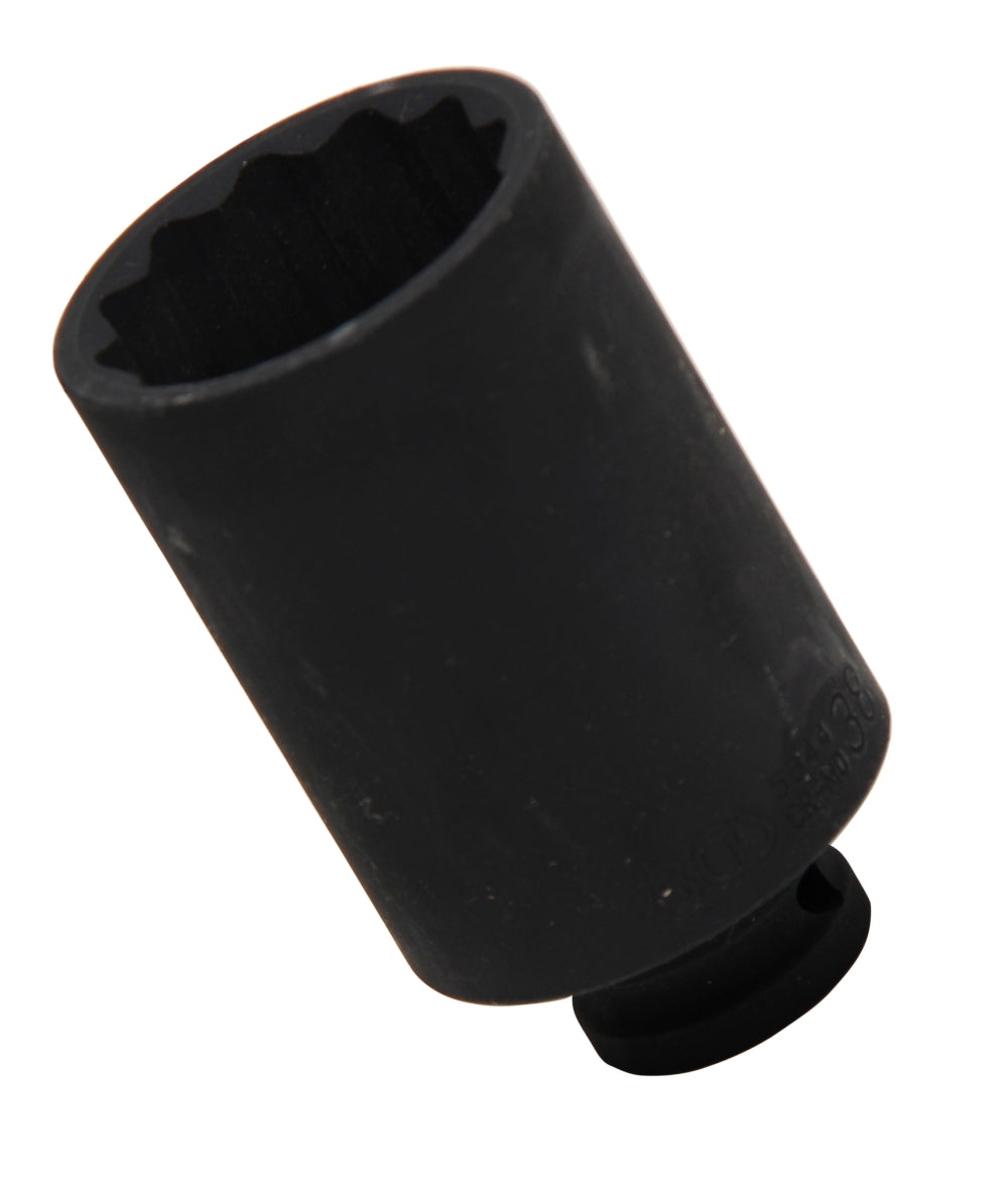 BGS 5344 Impact Nuss / Krafteinsatz Zwölfkant SW 38mm Antrieb 12,5mm (1/2") für Schlagschrauber geeignet