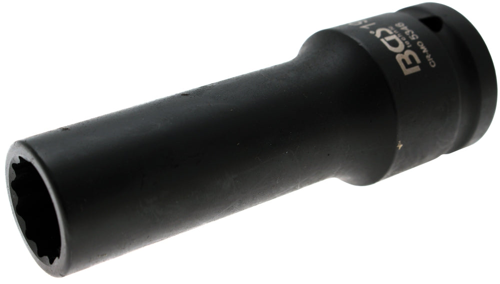 BGS 5346 Impact Nuss 19mm Zwölfkant lang/tief Antrieb 20mm (3/4") für Schlagschrauber