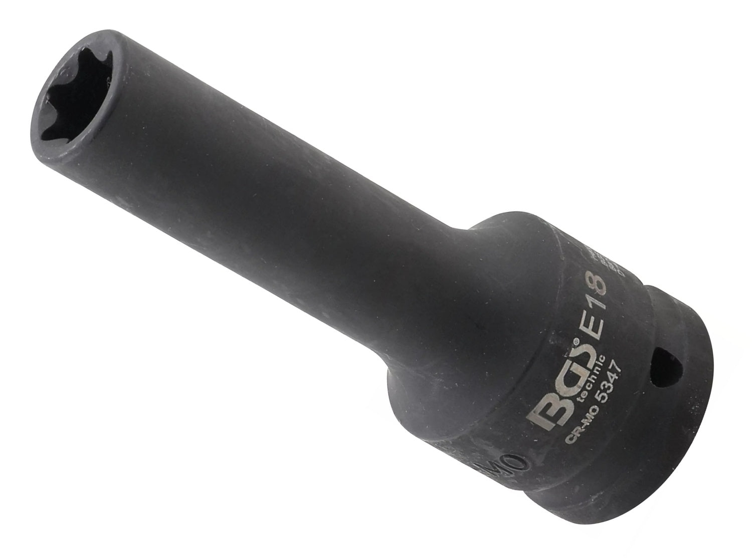 BGS 5347 Impact Nuss E18mm E-Profil lang/tief Antrieb 20mm (3/4") für Schlagschrauber