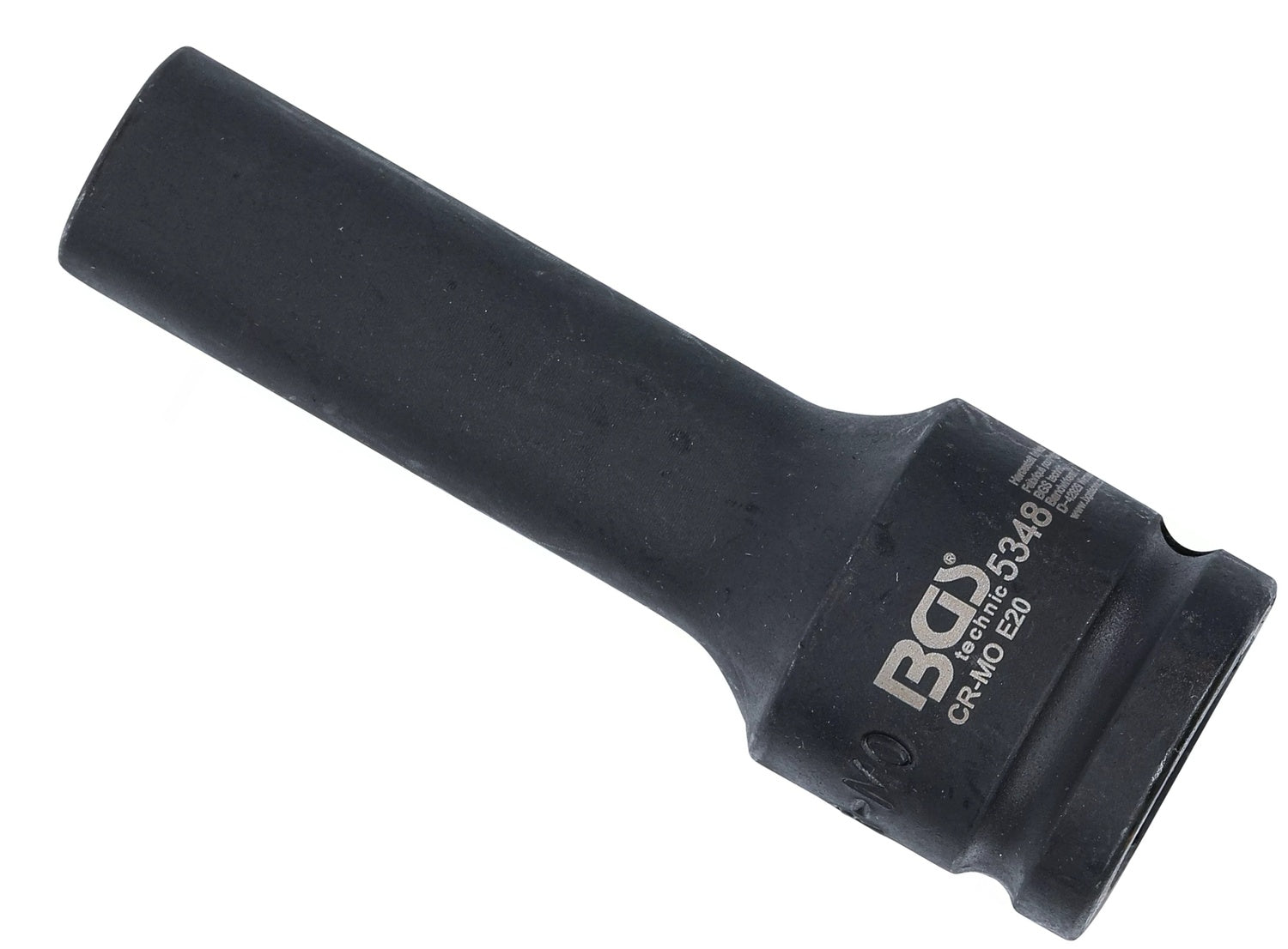 BGS 5348 Impact Nuss E20mm E-Profil lang/tief Antrieb 20mm (3/4") für Schlagschrauber