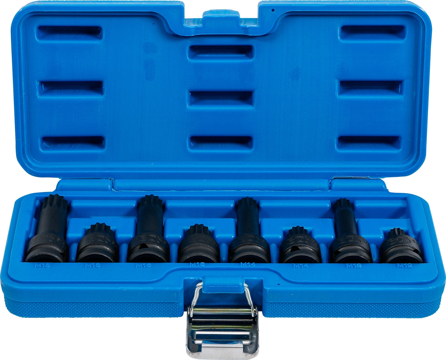 BGS 5381 IMPACT Satz Nüsse Vielzahn XZN M12 - M18 Antrieb 12,5mm (1/2")