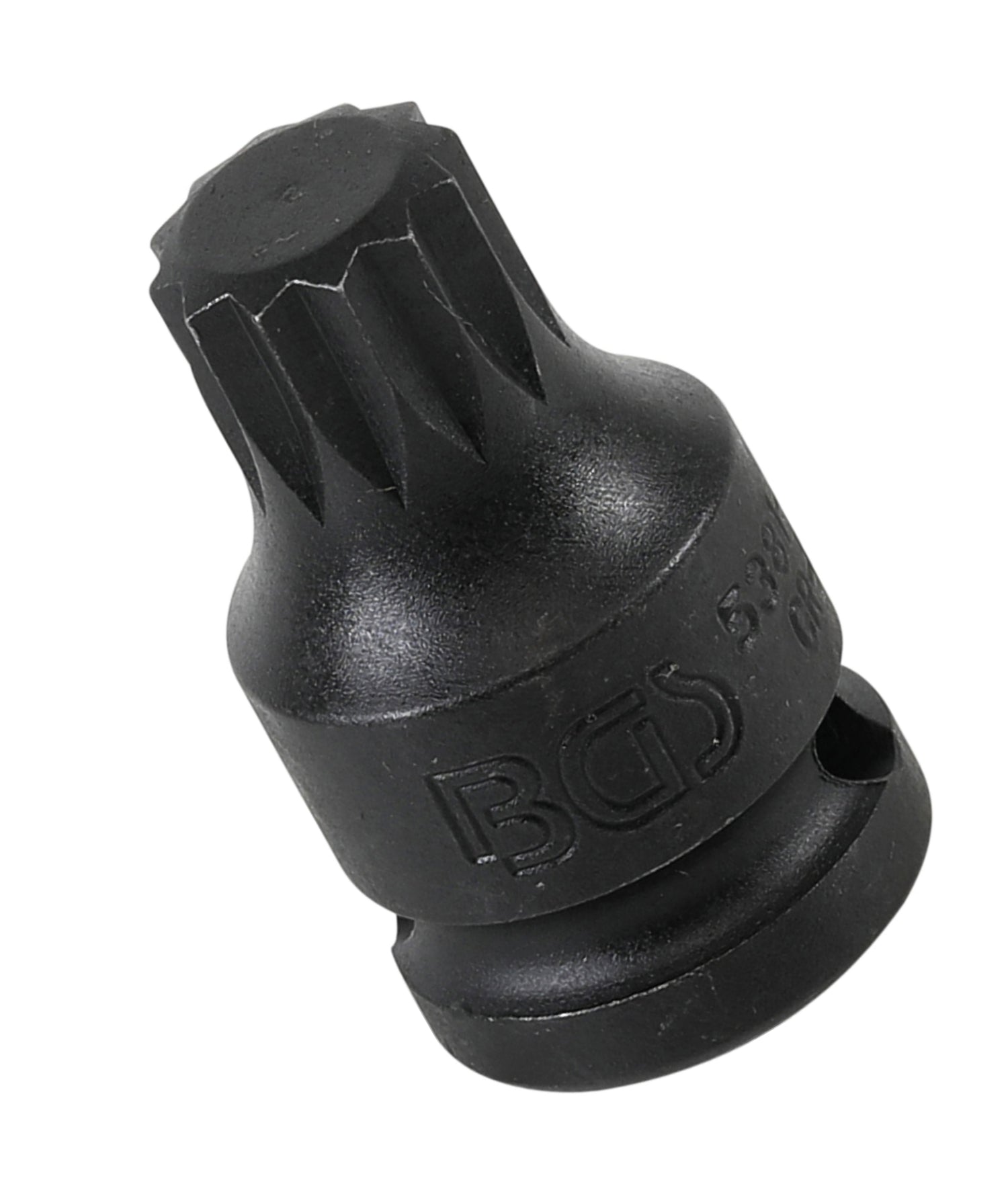 BGS 5381-M16 Kraft Biteinsatz Innenvielzahn XZN Einsatz M16 Länge 40mm Antrieb 12,5mm (1/2")