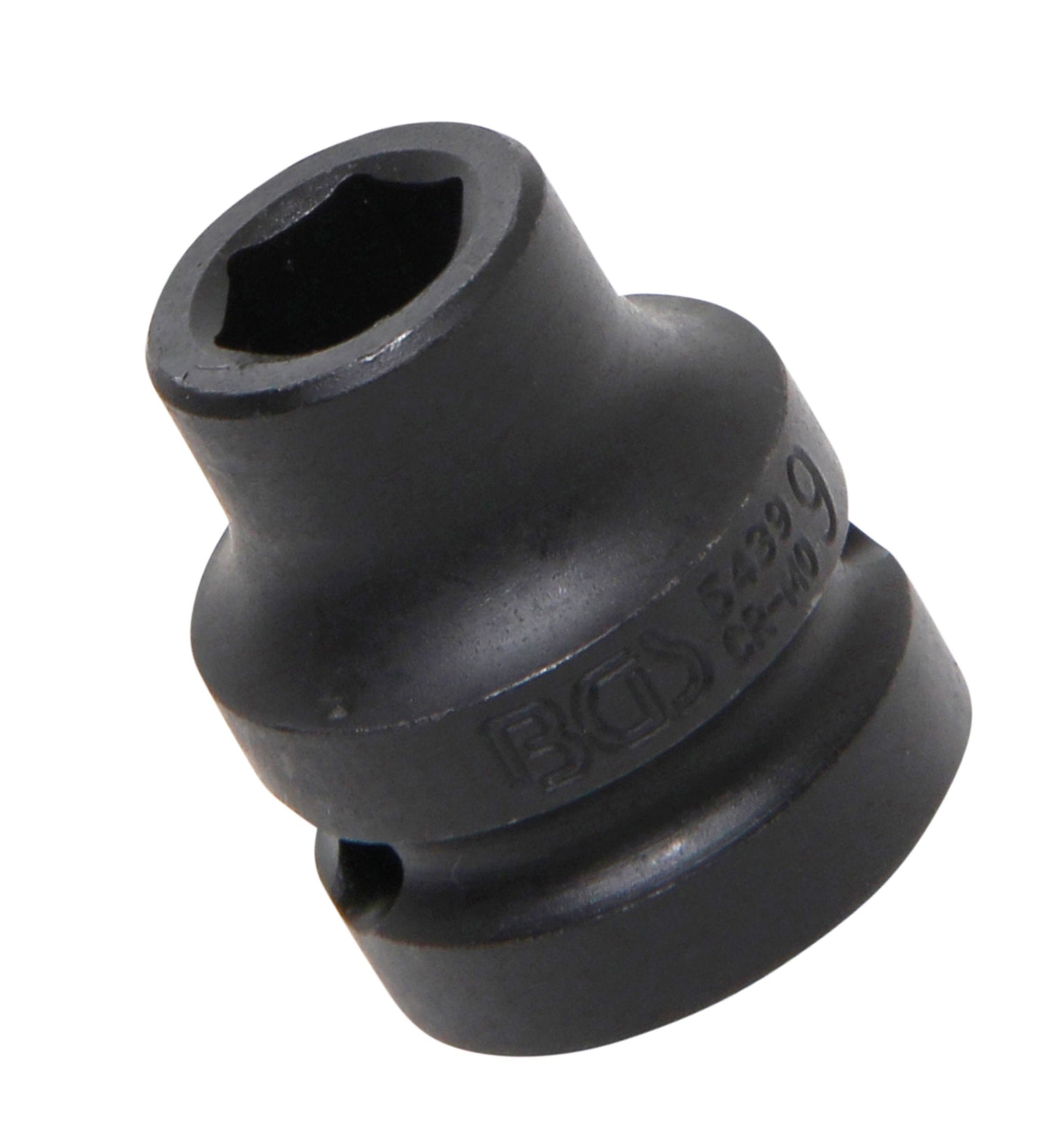 BGS 5439 Impact Nuss / Krafteinsatz Sechskant SW 9mm Antrieb 12,5mm (1/2") für Schlagschrauber geeignet