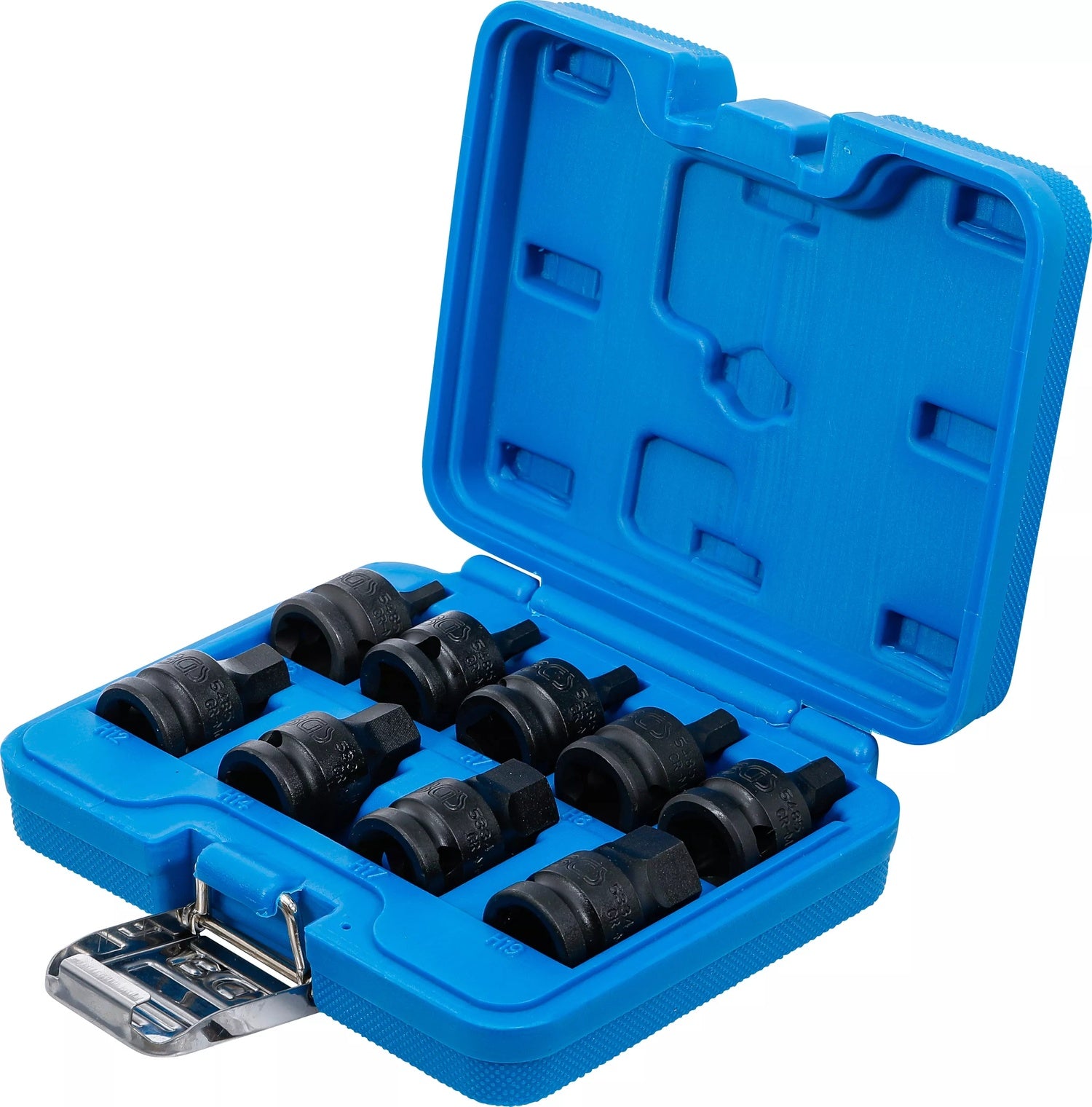 BGS 5485 Satz Kraft Biteinsätze Innensechskant 5-19mm Antrieb 12,5mm (1/2")