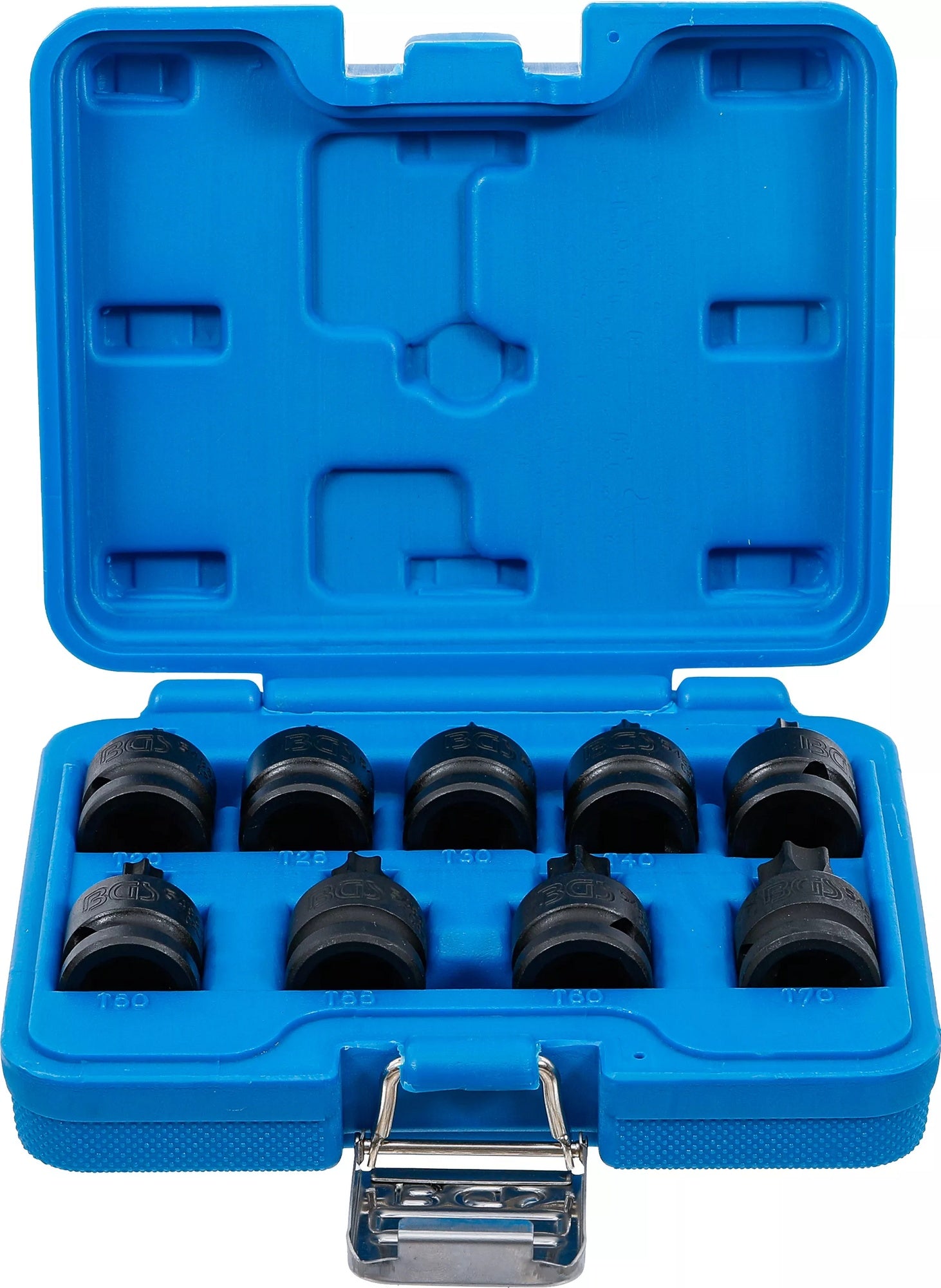 BGS 5486 Satz Torx Einsätze für Schlagschrauber Antrieb 12,5mm (1/2") 9 teilig