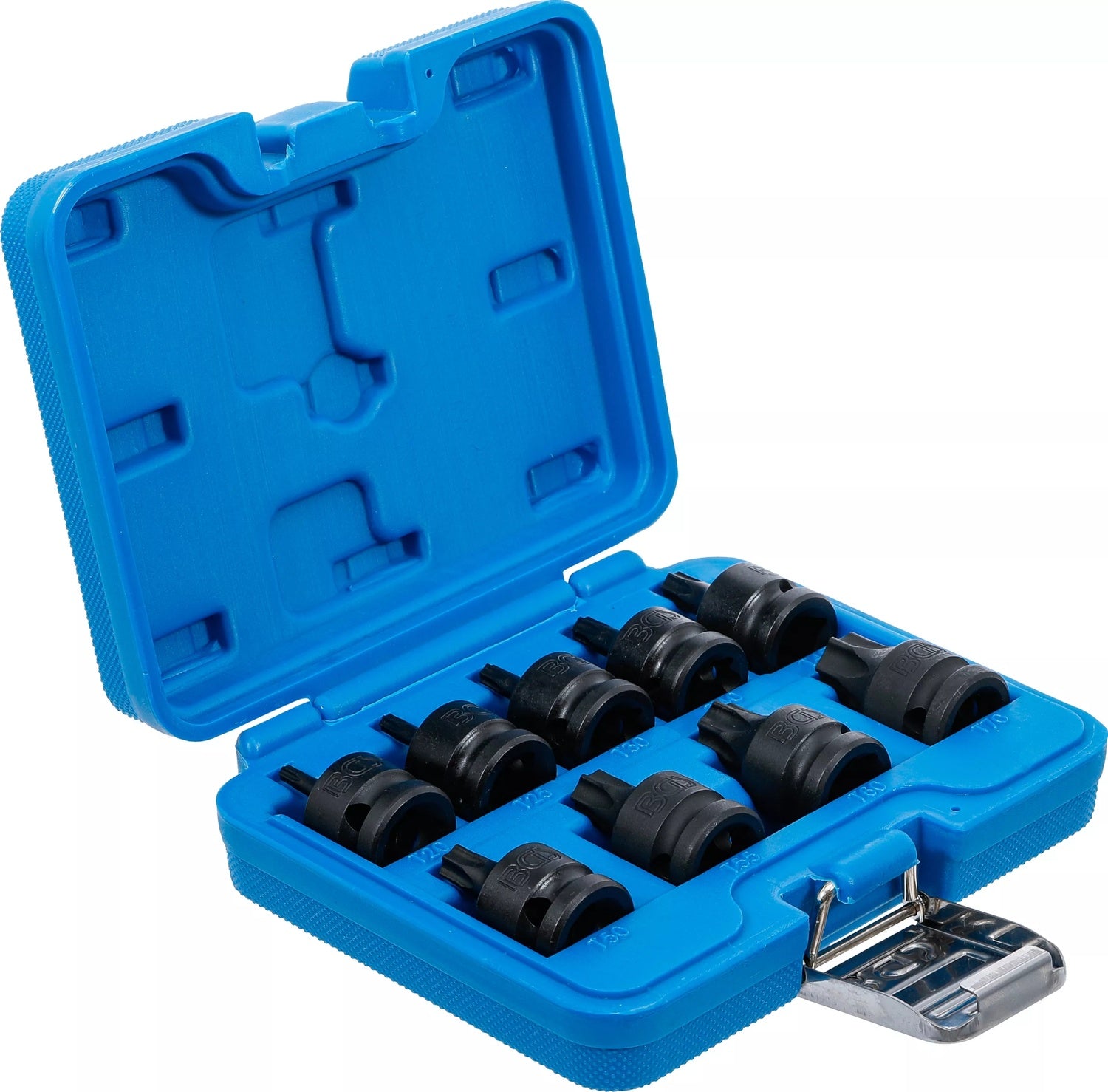 BGS 5486 Satz Torx Einsätze für Schlagschrauber Antrieb 12,5mm (1/2") 9 teilig
