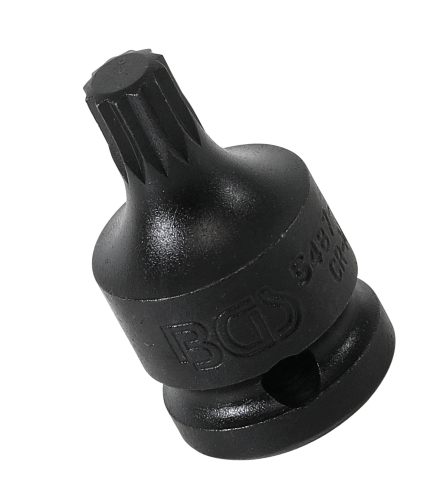 BGS 5487-M10 Kraft Biteinsatz Innenvielzahn XZN Einsatz M10 Länge 42mm Antrieb 12,5mm (1/2")