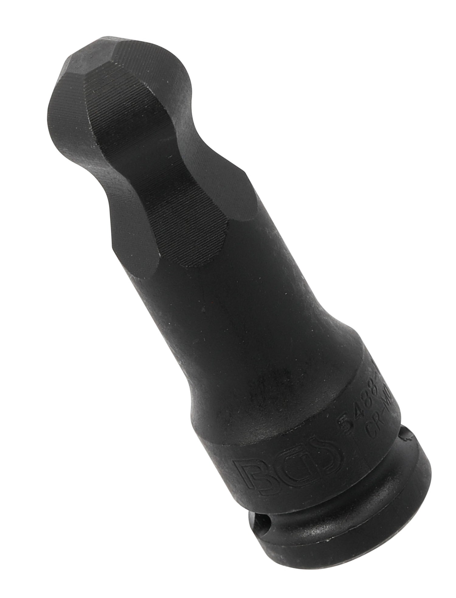 BGS 5488-17 Kraft Biteinsatz Innensechskant mit Kugelkopf 17mm HX17 Länge 75mm Antrieb 12,5mm (1/2")