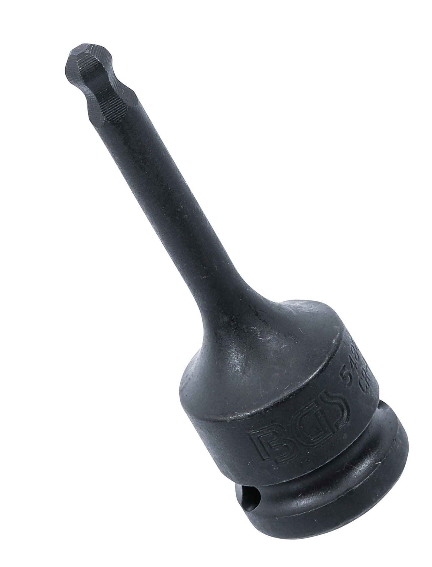 BGS 5488-6 Kraft Biteinsatz Innensechskant mit Kugelkopf 6mm HX6 Länge 75mm Antrieb 12,5mm (1/2")