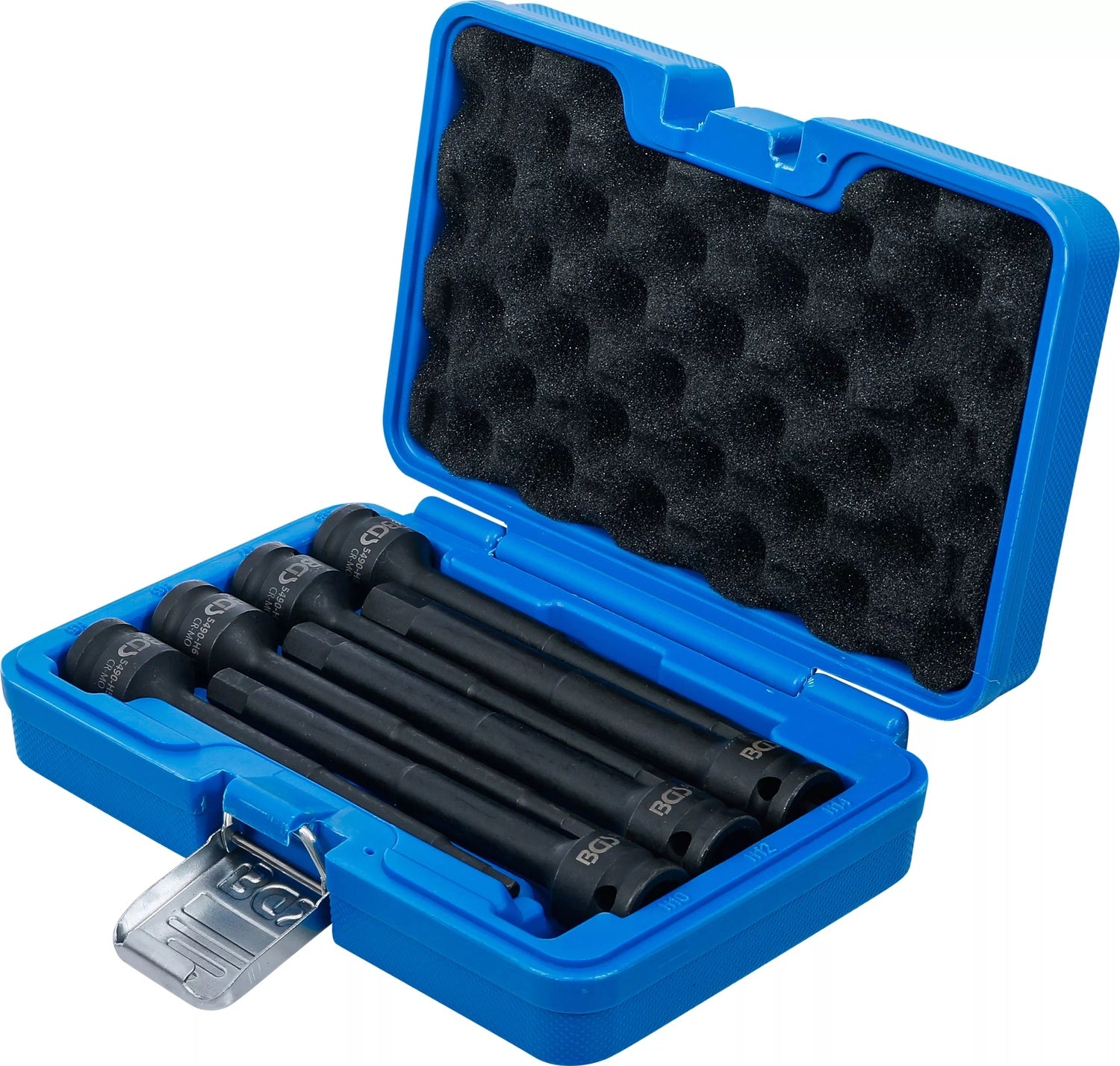 BGS 5490 Satz Kraft Biteinsatz Länge 150mm Antrieb 12,5mm (1/2") Innensechskant 5 - 14mm 7 teilig