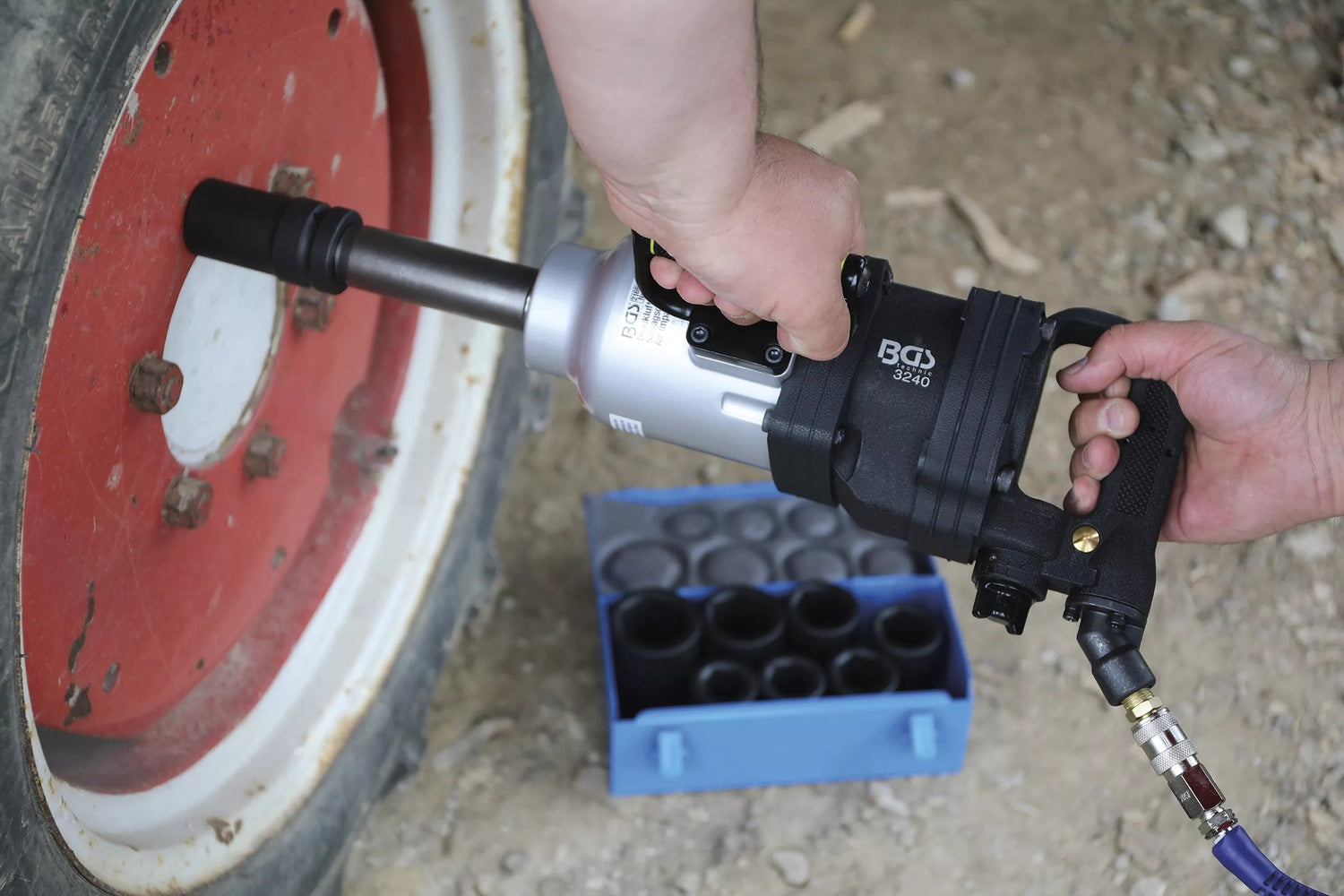 BGS 5500 Satz IMPACT Nüsse lang / tief Größe 27-50mm Antrieb 25mm (1")