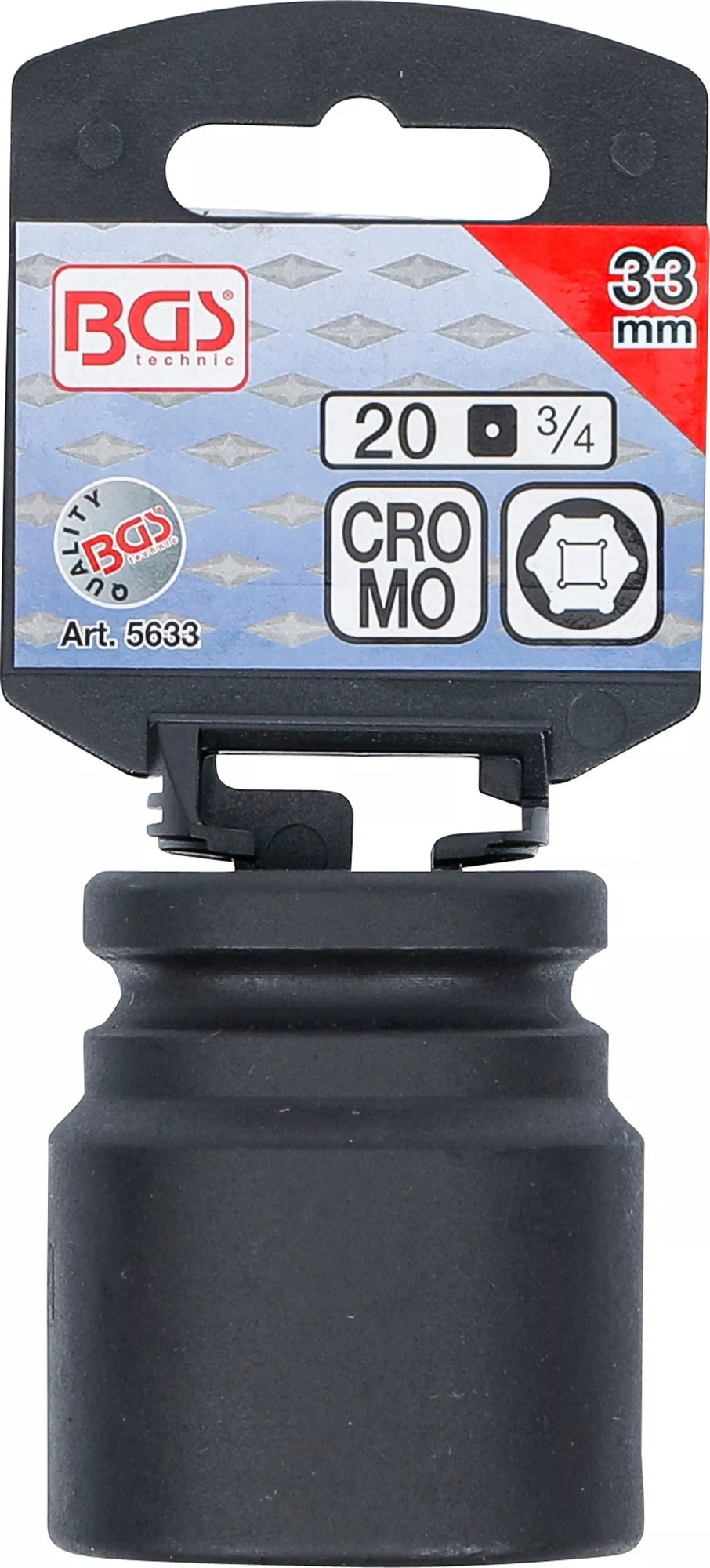 BGS 5633 Impact Nuss 33mm Antrieb 20mm (3/4") für Schlagschrauber